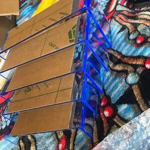 Amazon Blue Acrylic Makeup Organizer